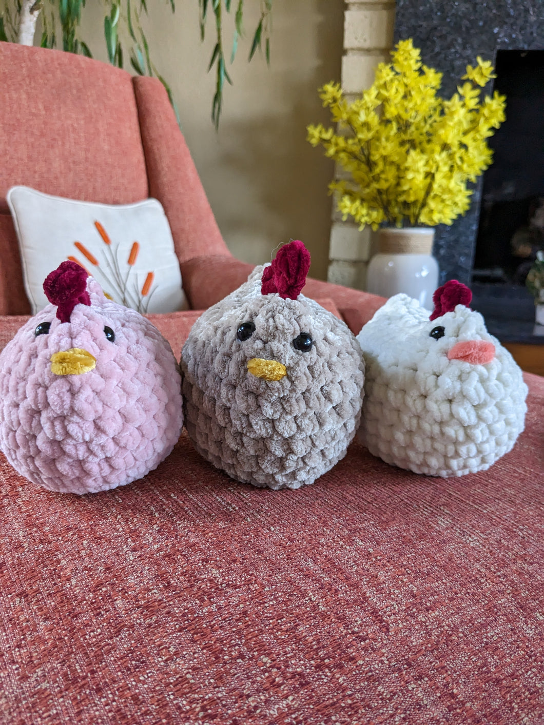 Mabel the Chicken | Crochet Plush Toy