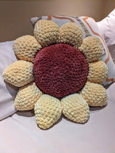 Load image into Gallery viewer, JUMBO Sunflower Pillow | Crochet Plush Toy
