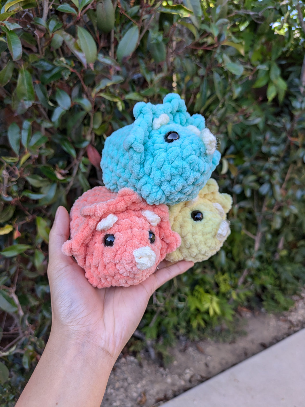 Triceratop | Crochet Plush Toy