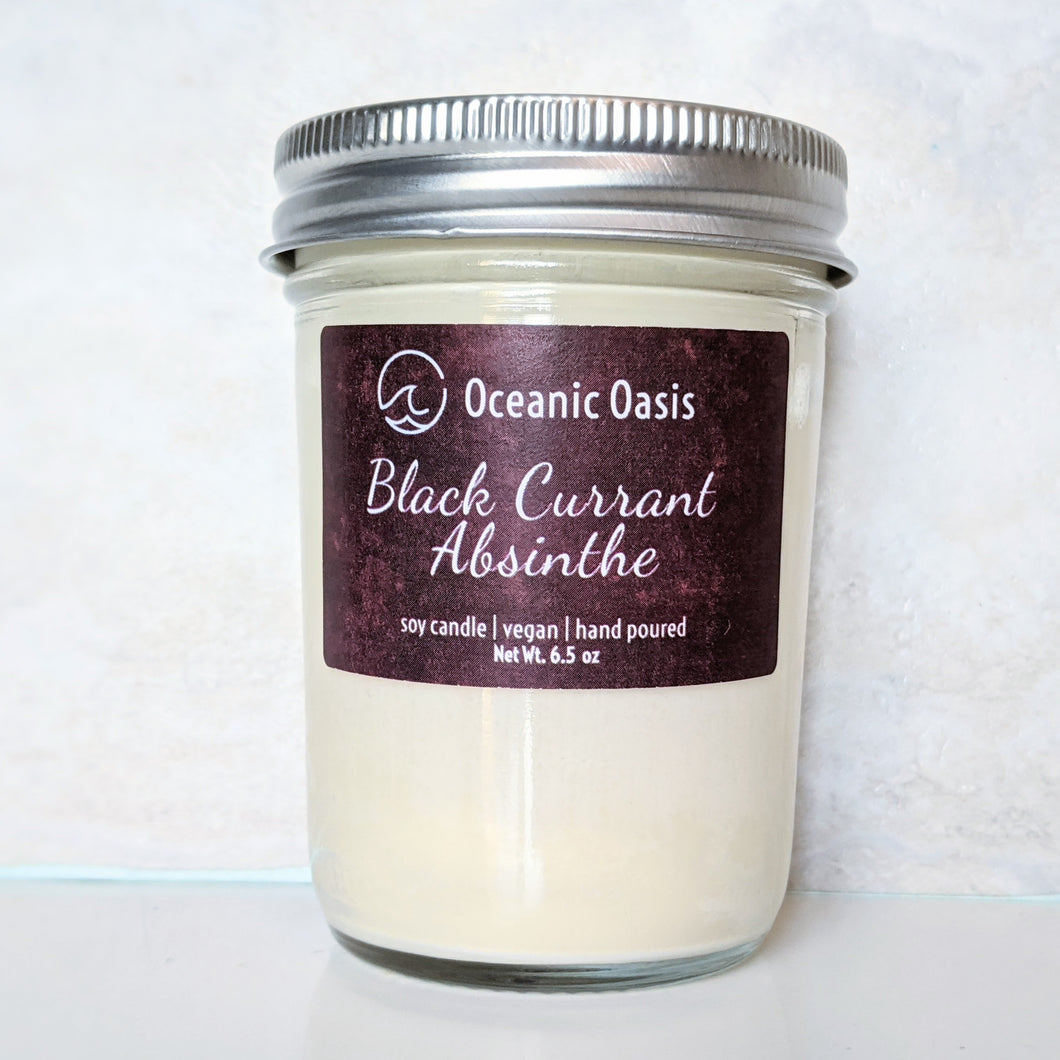 Black Currant Absinthe | Soy Candle
