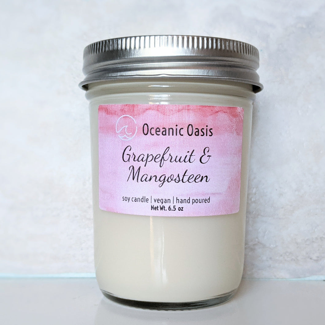 Grapefruit & Mangosteen | Soy Candle