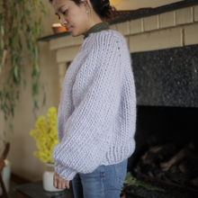 Load image into Gallery viewer, The Spins Sweater | Lilac Powder | One of a Kind Knit
