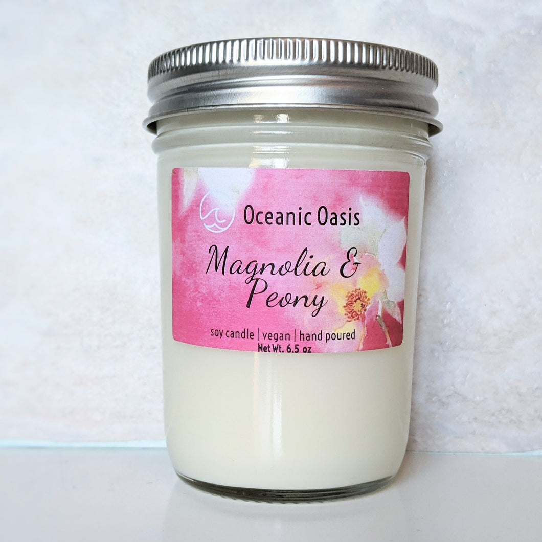 Magnolia & Peony | Soy Candle