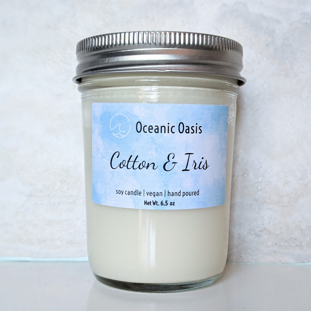 Cotton & Iris | Soy Candle